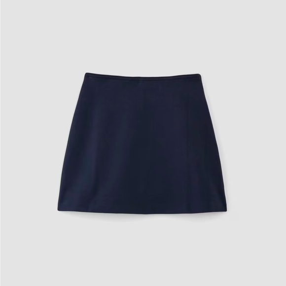 NWT Everlane The Dream Mini Skirt in Navy - Picture 3 of 11